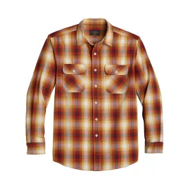 Beach Shack Shirt Red/Gold/Charcoal Plaid