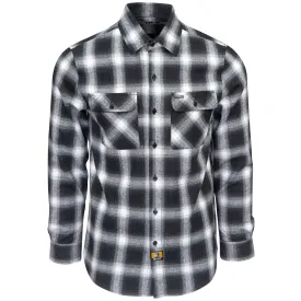 Birch Street Flannel - Black/White