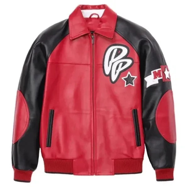 Buy Best Style Pelle Pelle Soda Club Red Leather Jacket |Rfx leather Store