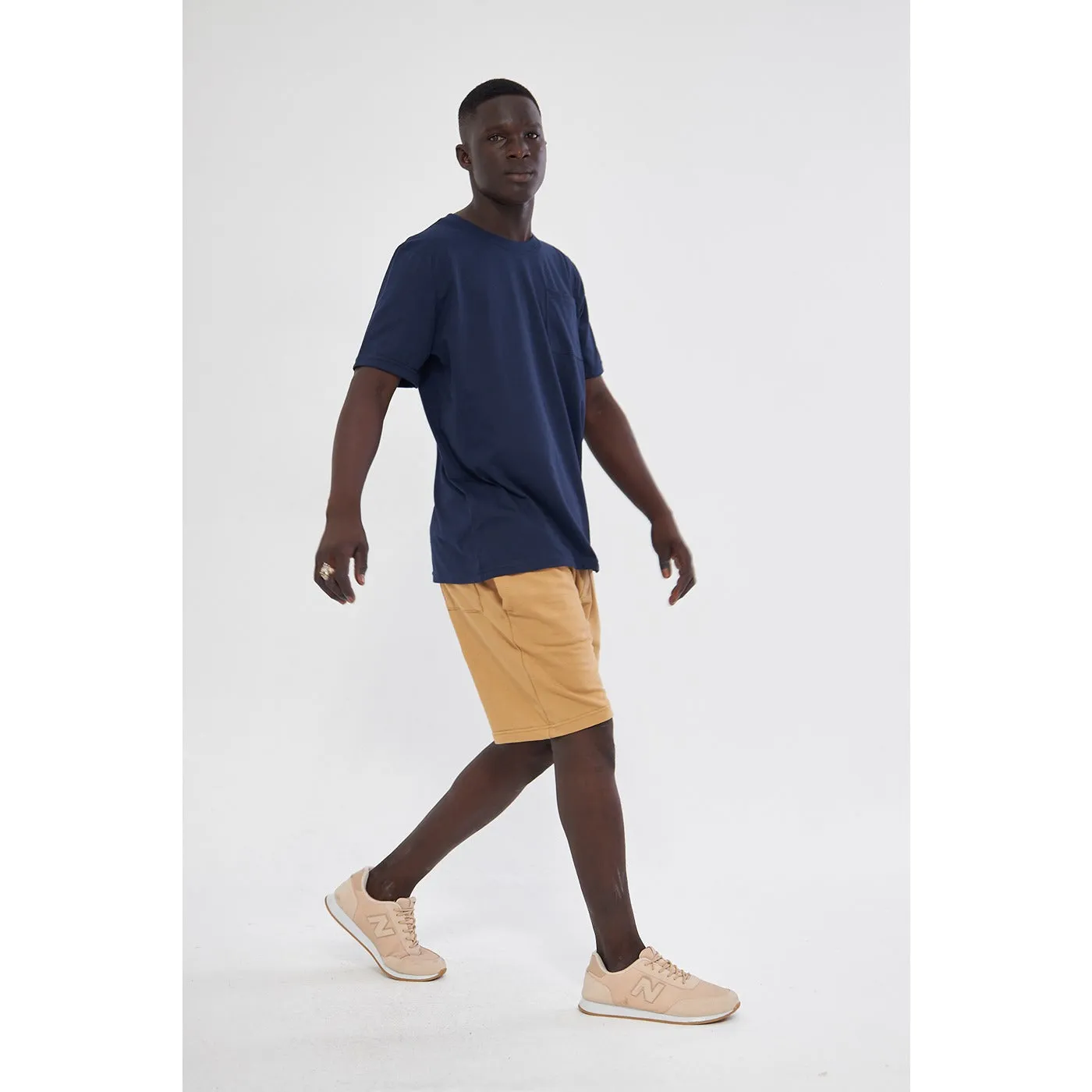 Camel Relaxed Fit Shorts