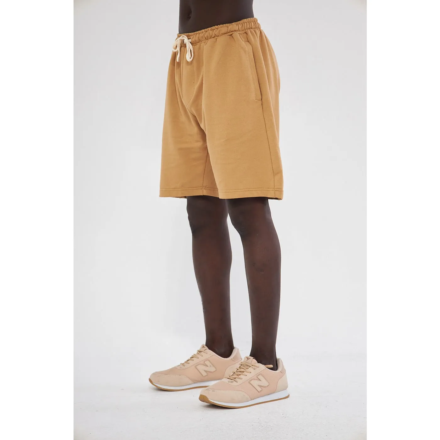 Camel Relaxed Fit Shorts