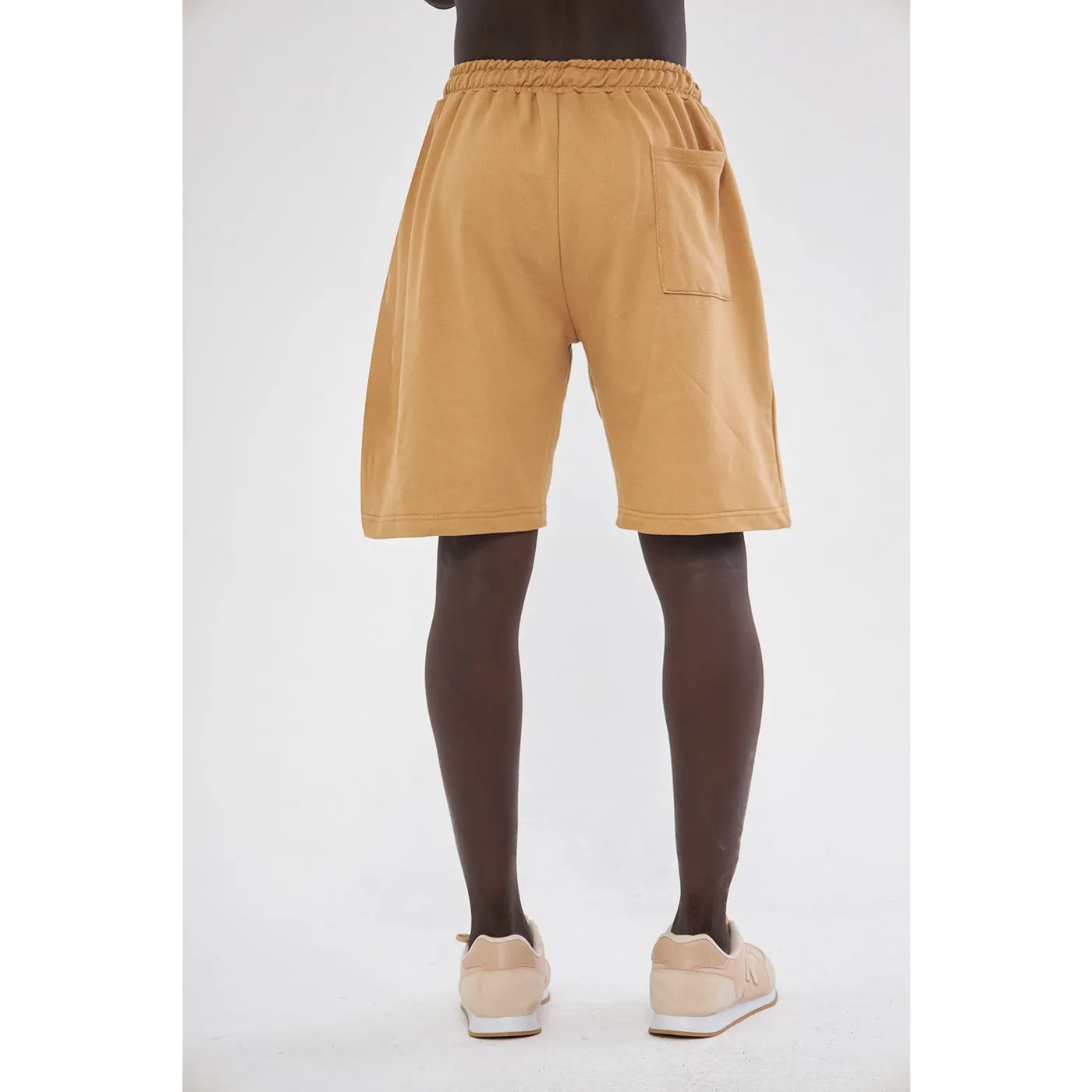 Camel Relaxed Fit Shorts