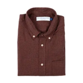 Everyday Flannels - Burgundy Microcheck