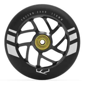 Fuzion Flight Wheel 110mm Black with Black Core (Pair)