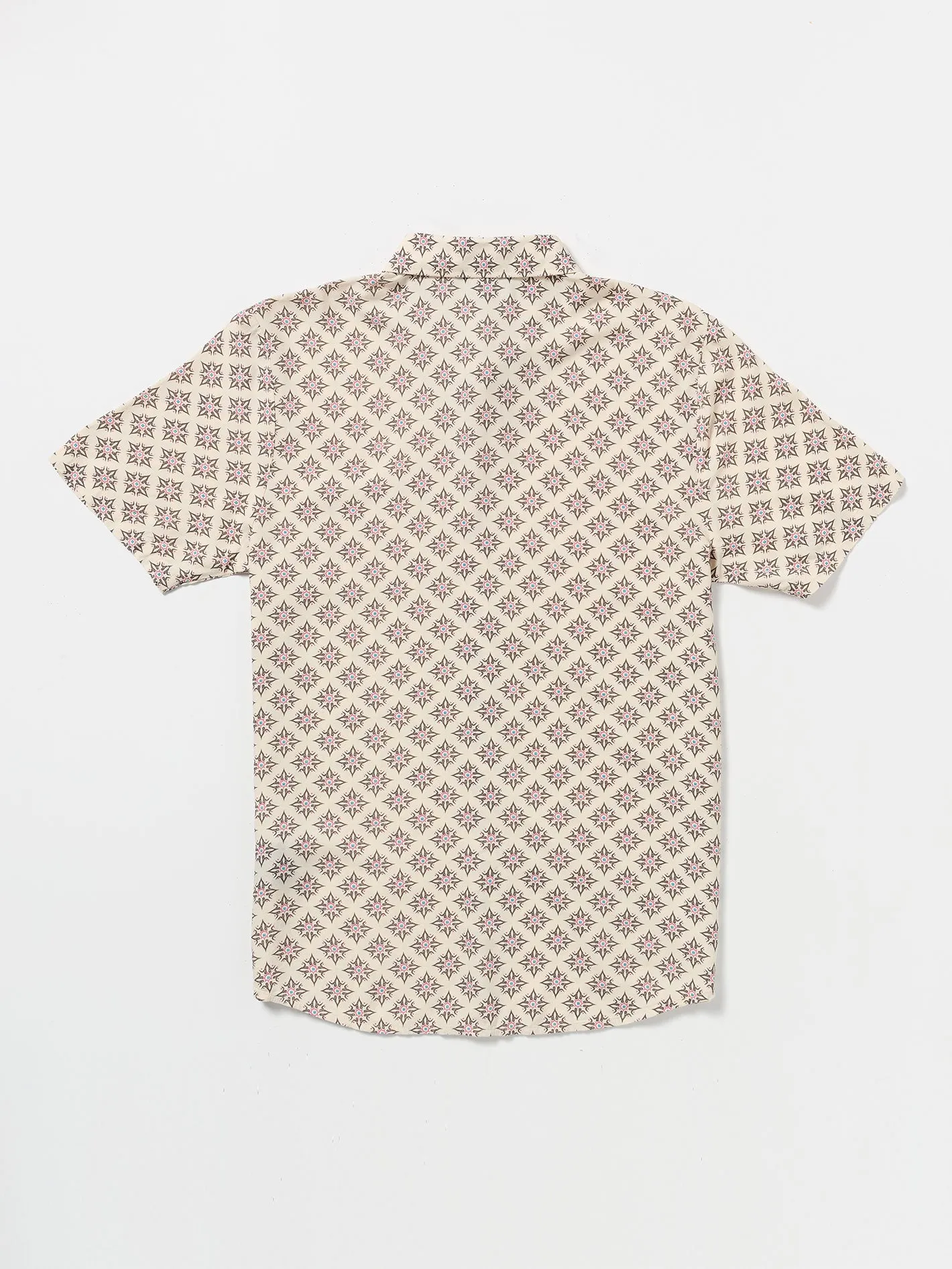 High Ball Short Sleeve Woven Shirt - White Flash