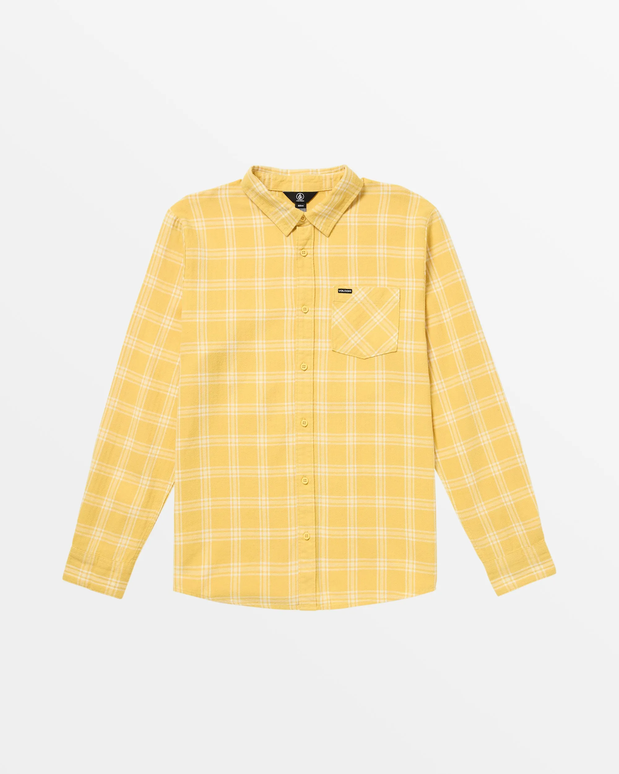 Loreto Flannel Long Sleeve Shirt - Golden Mustard