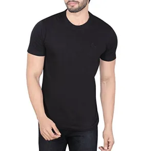 LUCfashion Men's Exclusive Premium Fashionable Cotton Half Sleeve Round Neck T-shirt