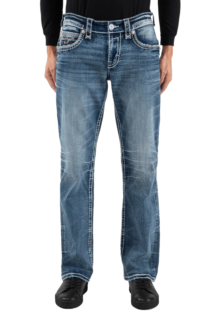 Rock Revival Men's Brayen B226 Boot Cut Jeans