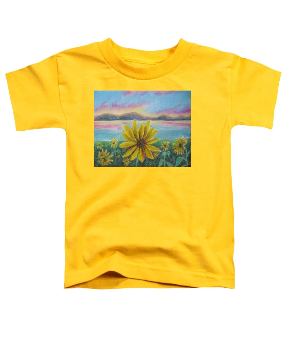 Setting Sunflower - Toddler T-Shirt