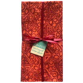 Spice Red Toraja Napkins set of 4