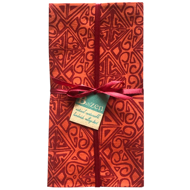 Spice Red Toraja Napkins set of 4