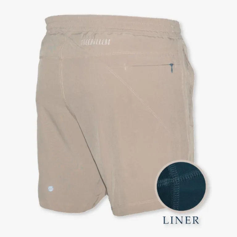 Youth Khaki Freeballers - Sport Shorts